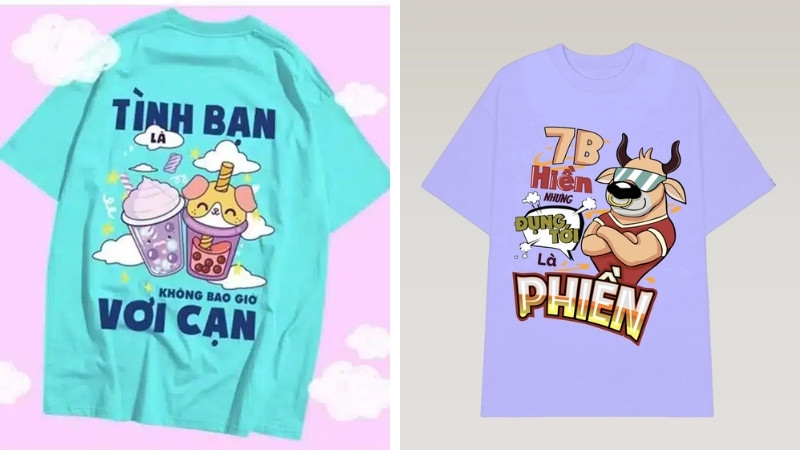 Mẫu áo lớp dễ thương Mẫu áo lớp dễ thương