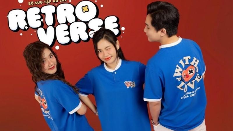 Mẫu áo lớp oversize 3 Mẫu áo lớp oversize 3