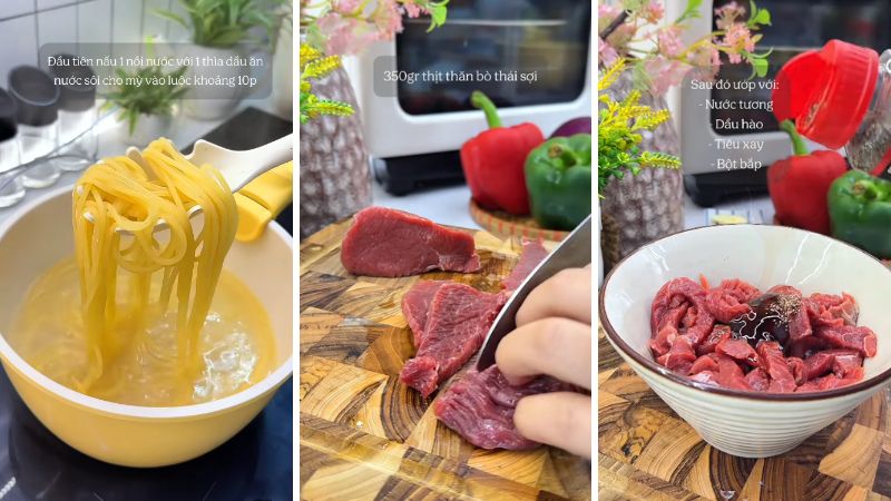 Sơ chế và ướp nguyên liệu Sơ chế và ướp nguyên liệu