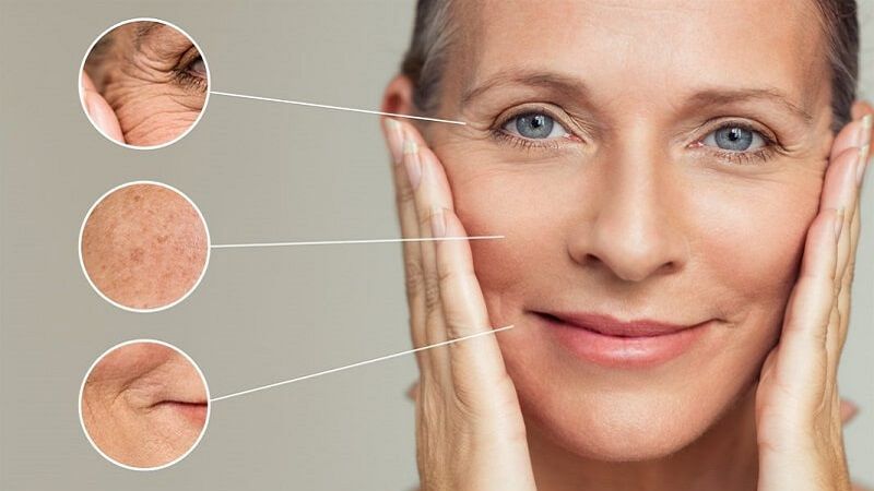 Hiệu quả mờ nếp nhăn và làm sáng da