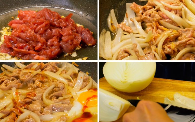 Bước 2: Làm bò né