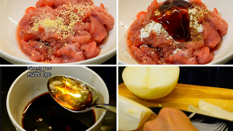 Bước 1: Sơ chế nguyên liệu