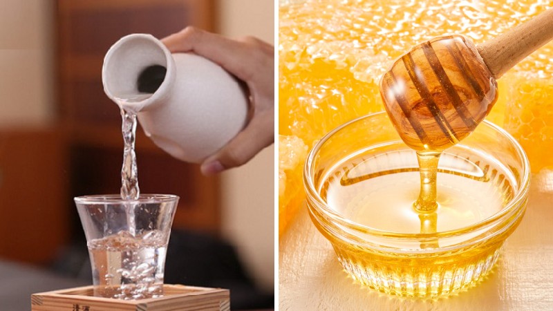 Rượu trắng và mật ong thay thế rượu Mirin