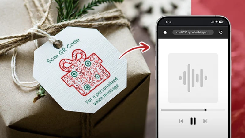 Kết hợp Voice Message qua mã QR