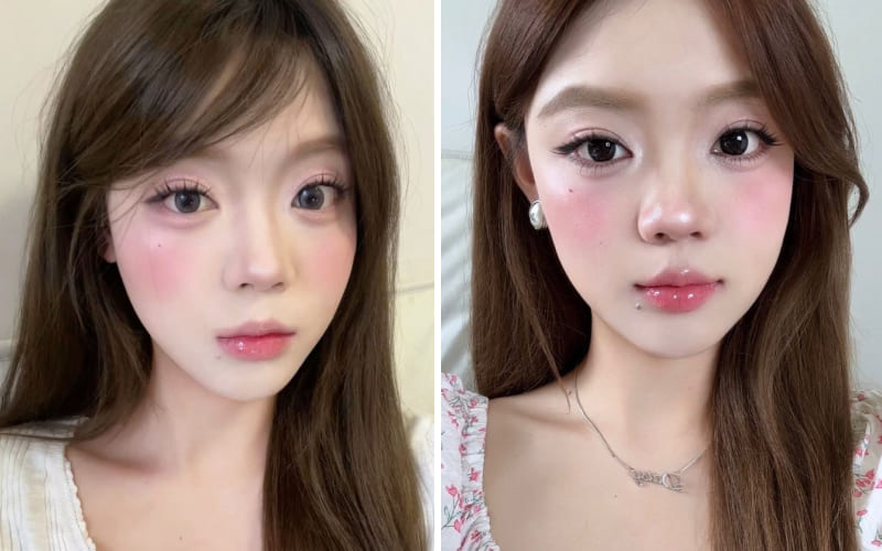 Bước 4: Blend xuống dưới tạo hiệu ứng “thác nước”