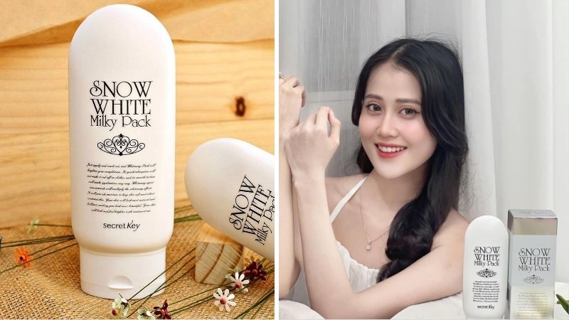 Sữa tắm Snow White Milky Pack chứa Niacinamide giúp dưỡng trắng và phục hồiSữa tắm Snow White Milky Pack chứa Niacinamide giúp dưỡng trắng và phục hồi