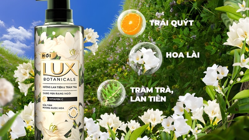 Sữa Tắm Lux Botanicals Hương Lan Tiên & Tràm Trà 570g