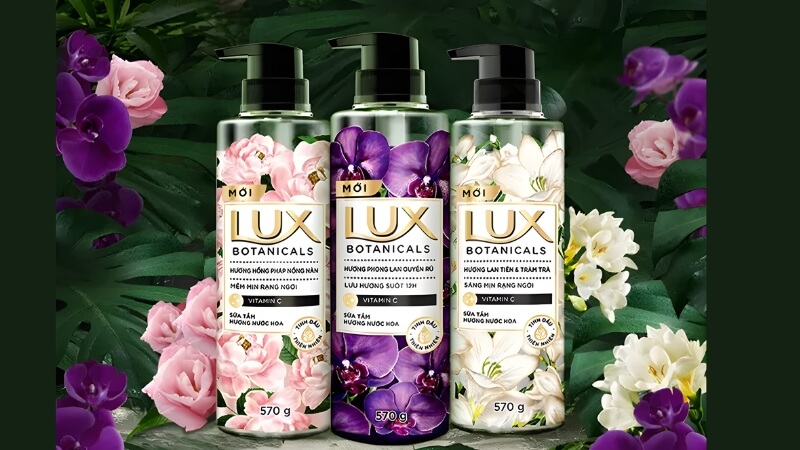 Công dụng của sữa tắm Lux Botanicals