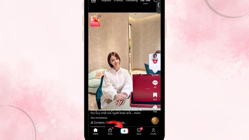 Mở giao diện quay video