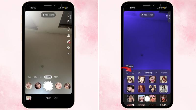 Chọn tìm kiếm hiệu ứng