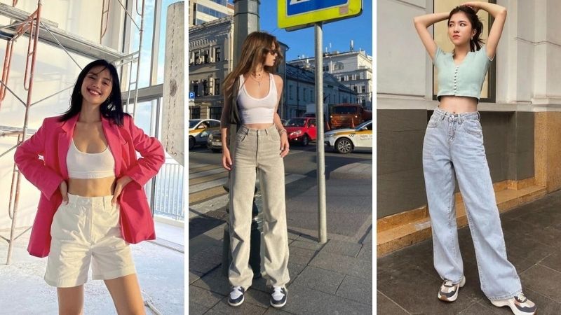 Phối đồ mùa hè cho nữ lùn với quần