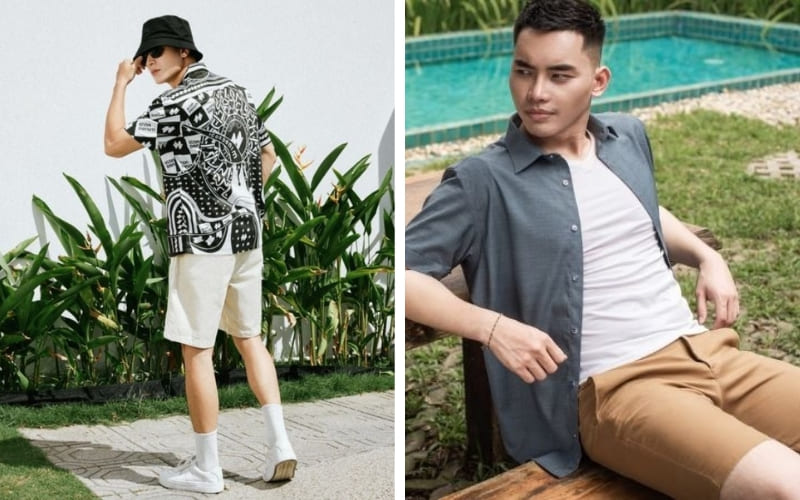 Hai kiểu giày giúp outfit thêm linh hoạt.