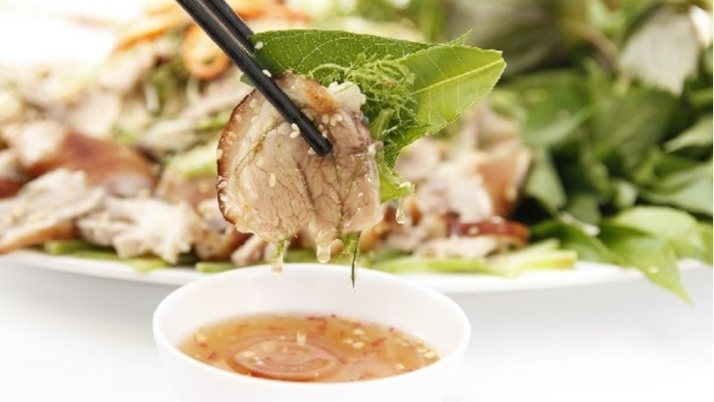 Chạo chân giò heo