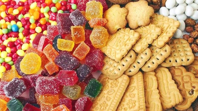 Bánh kẹo nhiều đường