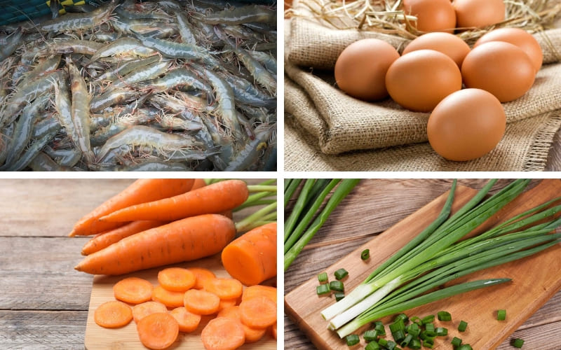 Nguyên liệu tươi ngon quyết định vị chả.