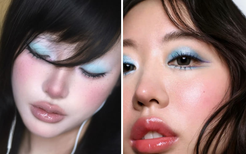 Icy Blue Makeup hợp với màu son nào nhất?