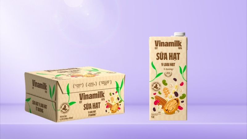 Sữa Vinamilk 9 loại hạt được bán chính hãng tại Bách hóa XANH