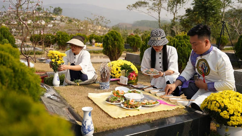 Hóa vàng và kết thúc lễ