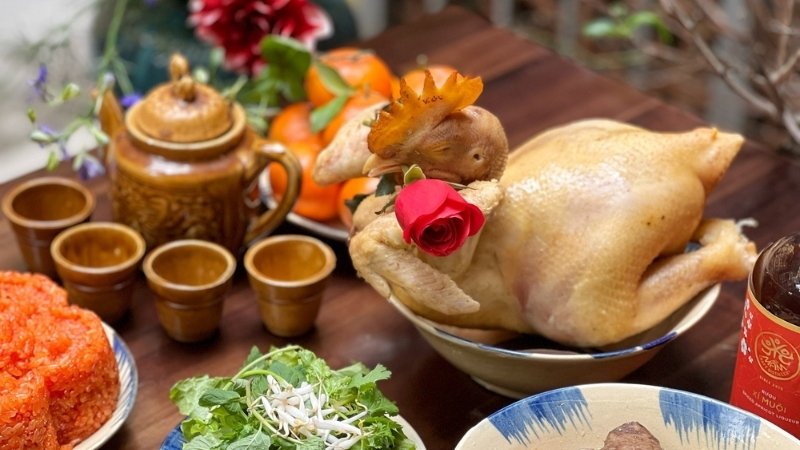 Gà luộc cánh tiên