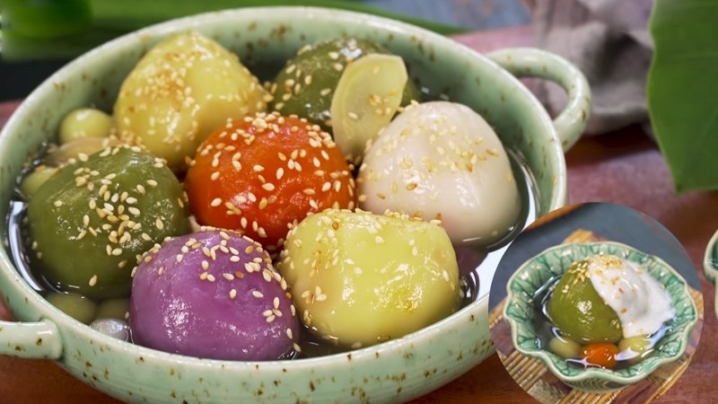 Chè trôi nước hoặc hoa quả tươi