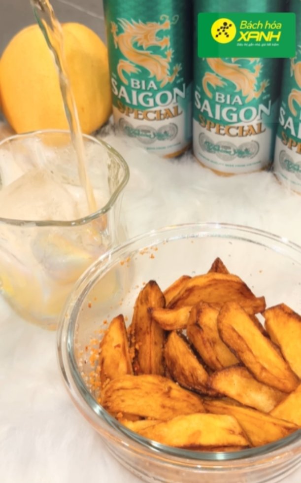 Công thức làm khoai tây múi cau vàng giòn, ăn kèm cực ngon