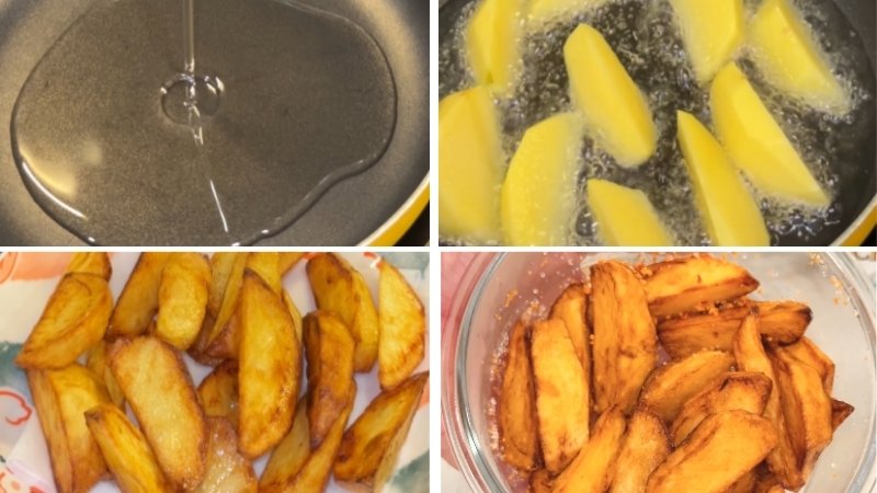 Làm khoai tây múi cau