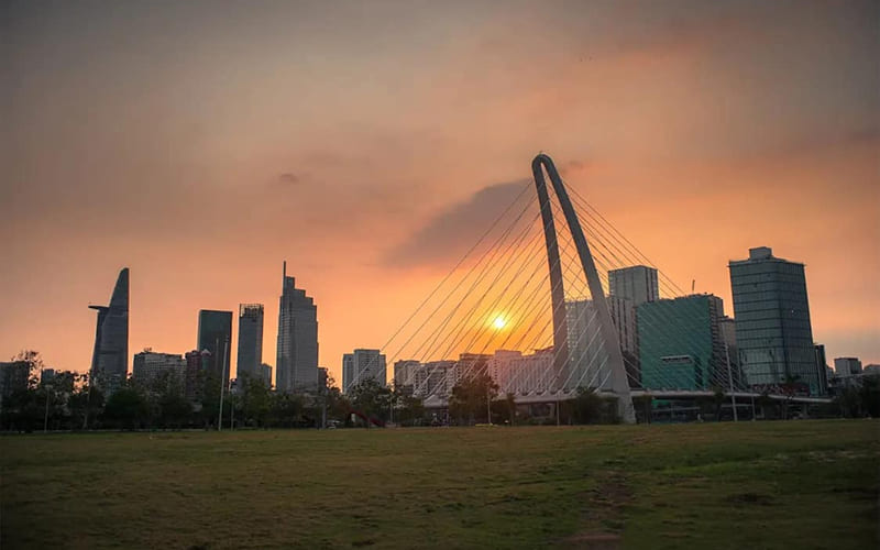 Buổi chiều hoàng hôn cực đẹp