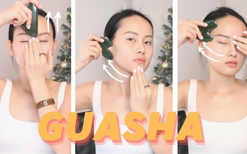 Dụng cụ massage hỗ trợ nâng cơ và kích thích tuần hoàn.