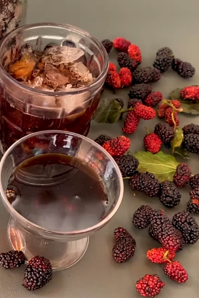 Cách ngâm dâu tằm với đường phèn thanh mát, để cả năm không bị nổi váng