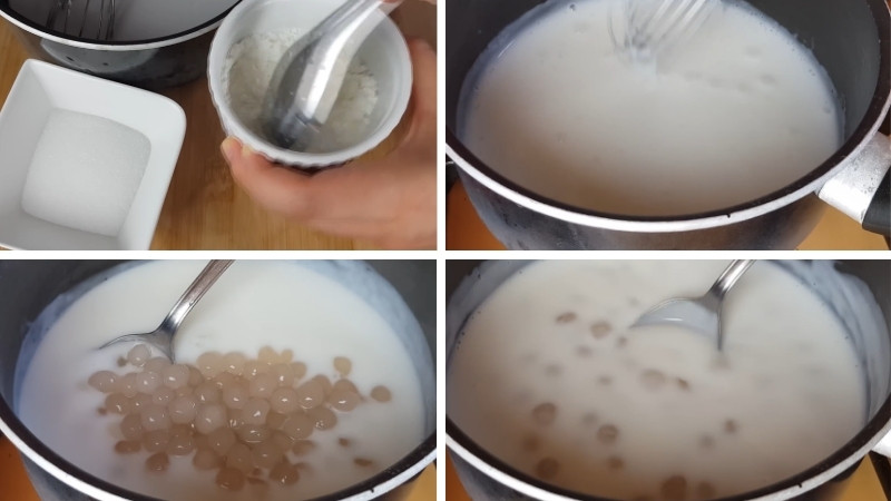 Làm nước cốt dừa