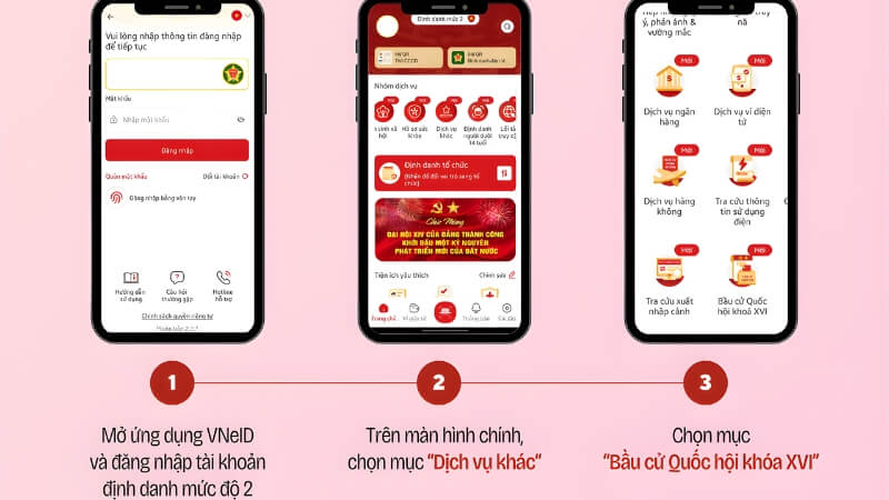 Hướng dẫn cách xem thông tin người ứng cử đại biểu qua VNeID Hướng dẫn cách xem thông tin người ứng cử đại biểu qua VNeID