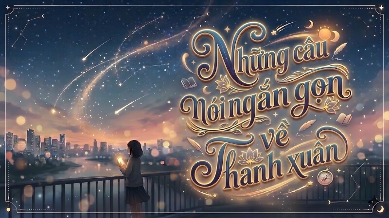 Những câu nói ngắn gọn về thanh xuân