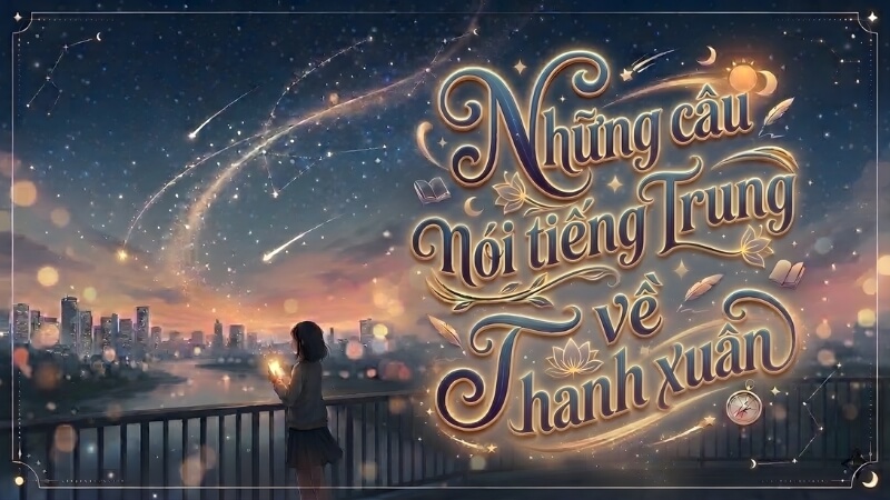 Những câu nói tiếng Trung hay về thanh xuân