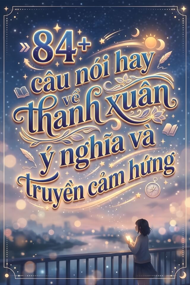 84+ câu nói hay về thanh xuân ý nghĩa và truyền cảm hứng
