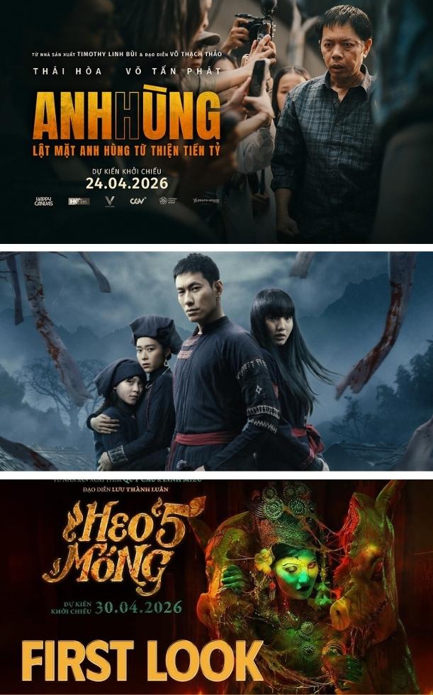 Tổng hợp 5 phim chiếu rạp dịp 30/4 1/5 - Nhiều lựa chọn hấp dẫn dịp lễ 2026