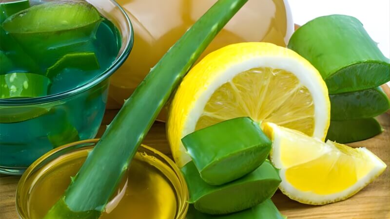 Mặt nạ nha đam và chanh