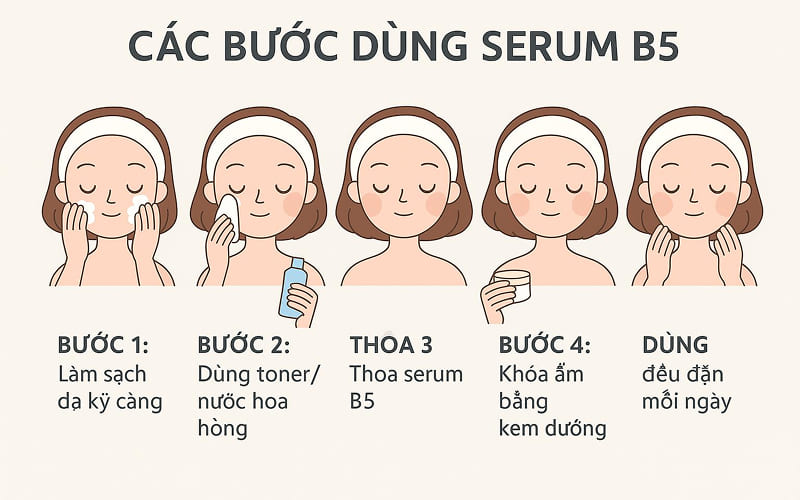 Cách sử dụng vitamin B5 để chăm sóc da