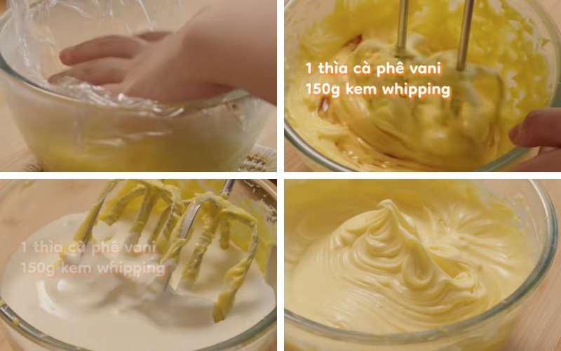 Đánh kem giúp hỗn hợp bánh trở nên mềm mịn. Đánh kem giúp hỗn hợp bánh trở nên mềm mịn.