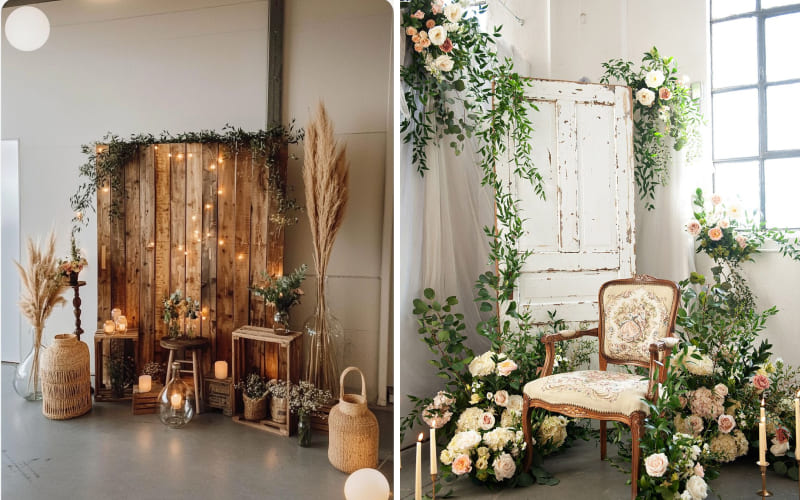 Trang trí bằng gỗ nâu luôn là lựa chọn hàng đầu