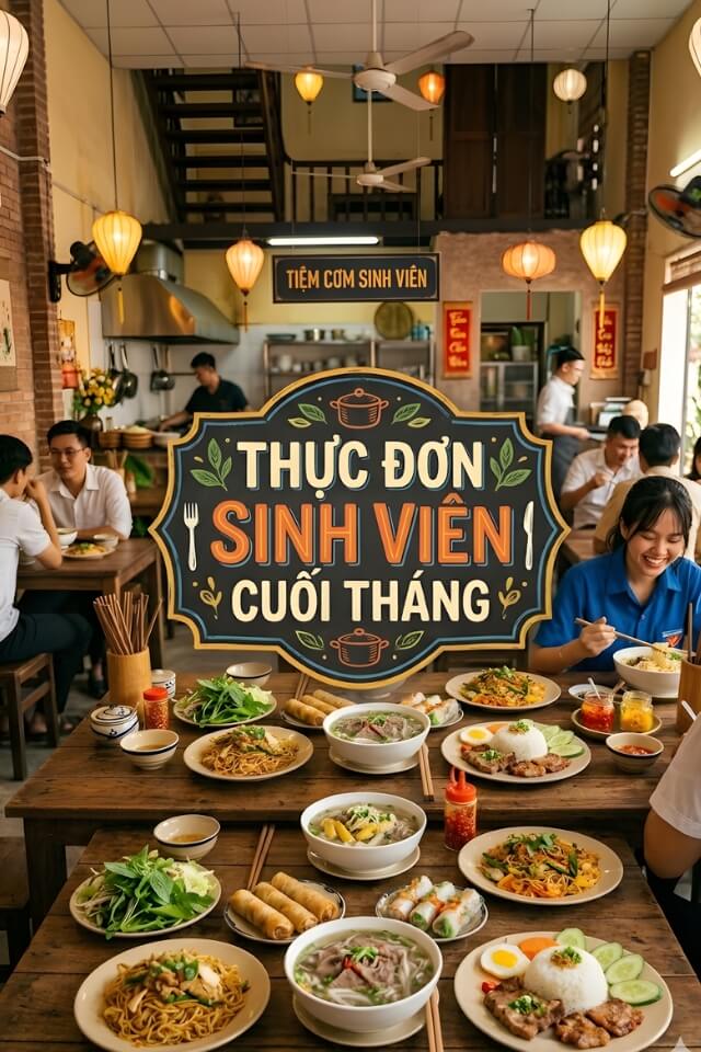 Gợi ý thực đơn sinh viên cuối tháng siêu tiết kiệm mà vẫn đủ chất