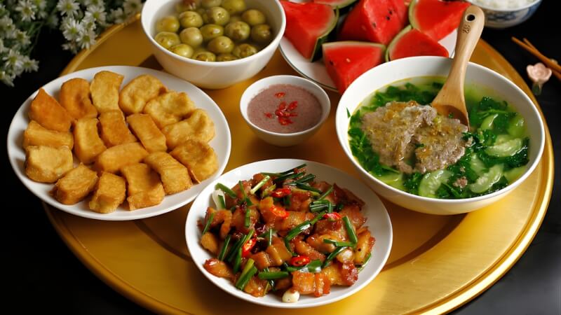 Gợi ý thực đơn sinh viên cuối tháng 7 ngày