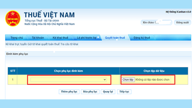 Bước 7: Đính kèm hồ sơ và xác nhận