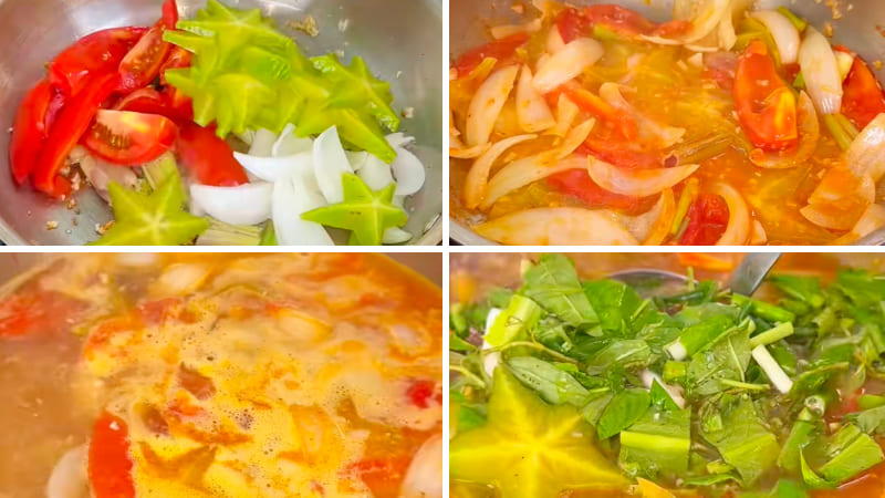 Bước 2: Làm bò nhúng khế