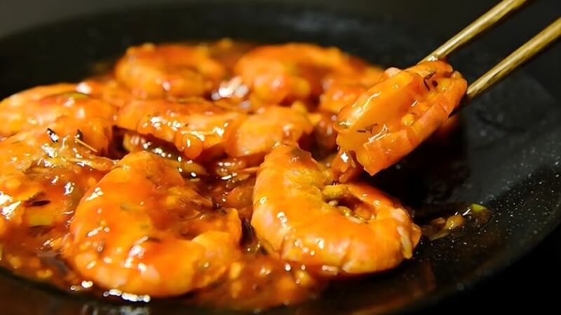 Tôm rim mặn ngọt Tôm rim mặn ngọt