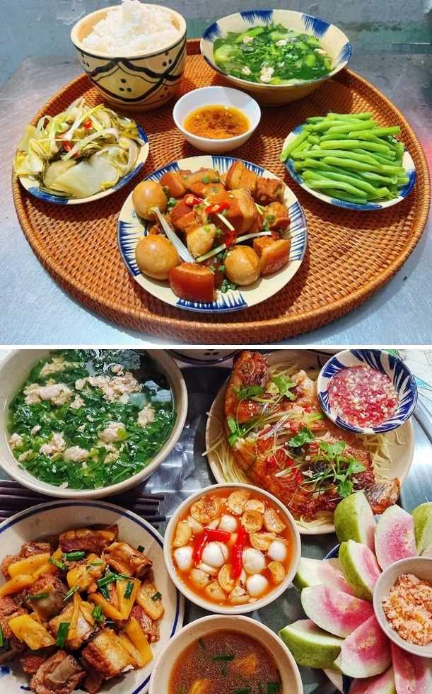 30+ mâm cơm gia đình 4 người ngon - bổ - rẻ chỉ từ 100k