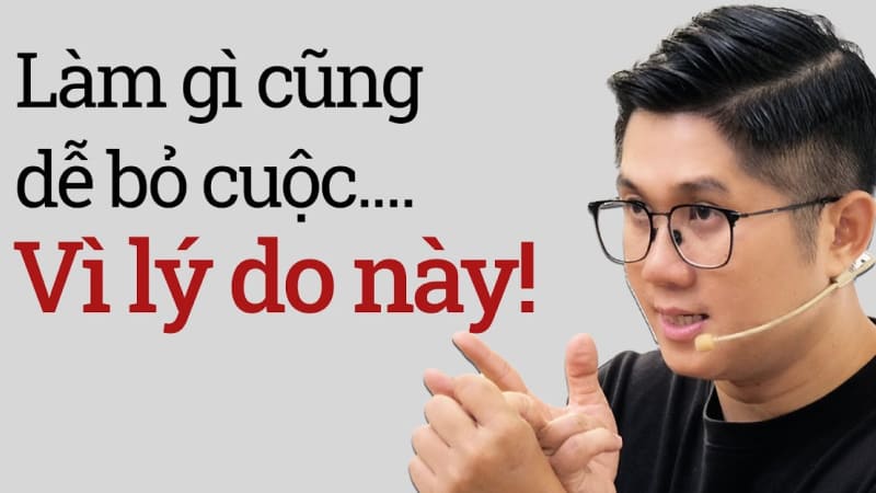 Những sai lầm khiến bạn mất đi sự quyết tâm