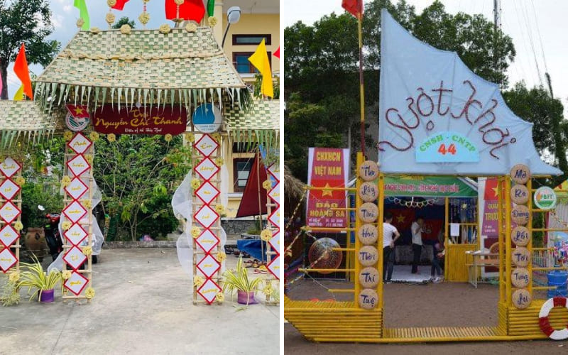 Mẫu cổng trại sáng tạo, dễ thực hiện