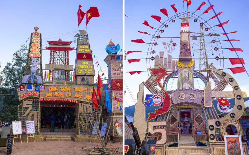 Mẫu cổng trại siêu hoành tráng