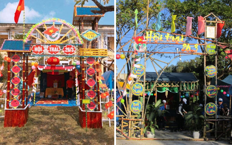 Mẫu cổng trại sáng tạo