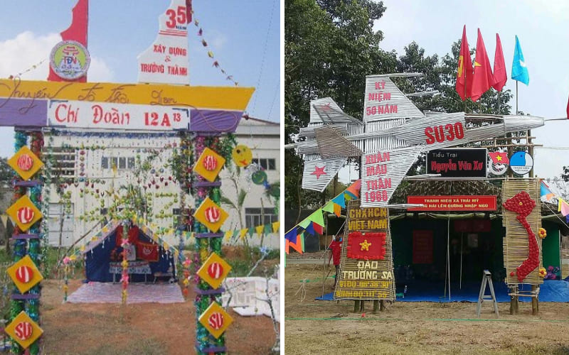 Mẫu cổng trại hiện đại (kết hợp vật liệu mới)